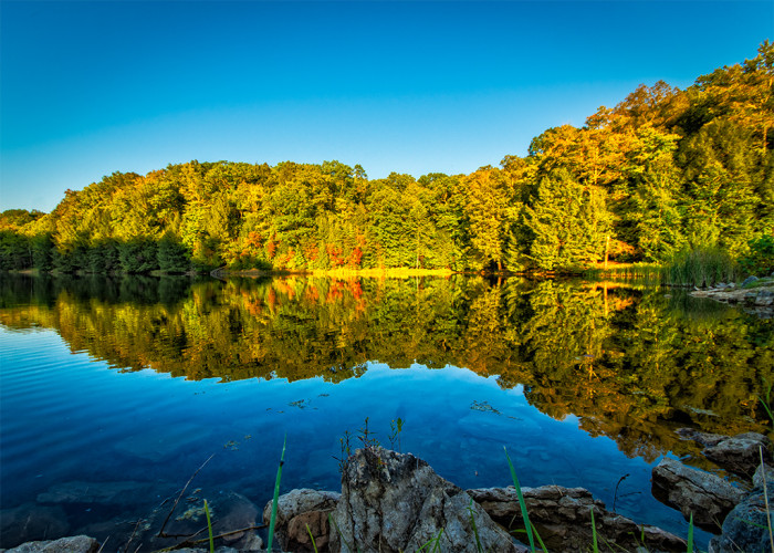 Rose Lake Reflection ISO:100 - f/8 - 10mm - 1/80 second