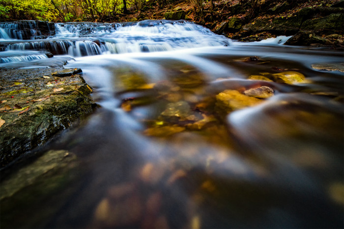 Indian Run Cascade LE ISO:100 _ f/8 - 12mm - 79 sec - 10 stop ND