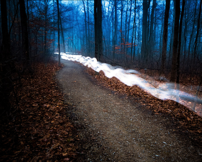 Foggy Light Trails ISO:320 - f/8 - 20mm - 6x30 sec - 10 Stop ND filter