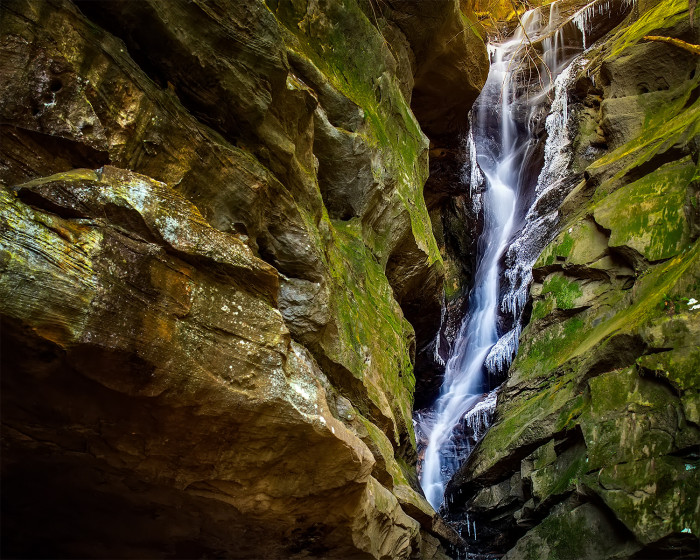 Broken Rock Falls ISO:100 - f/16 - 75mm - 2 sec