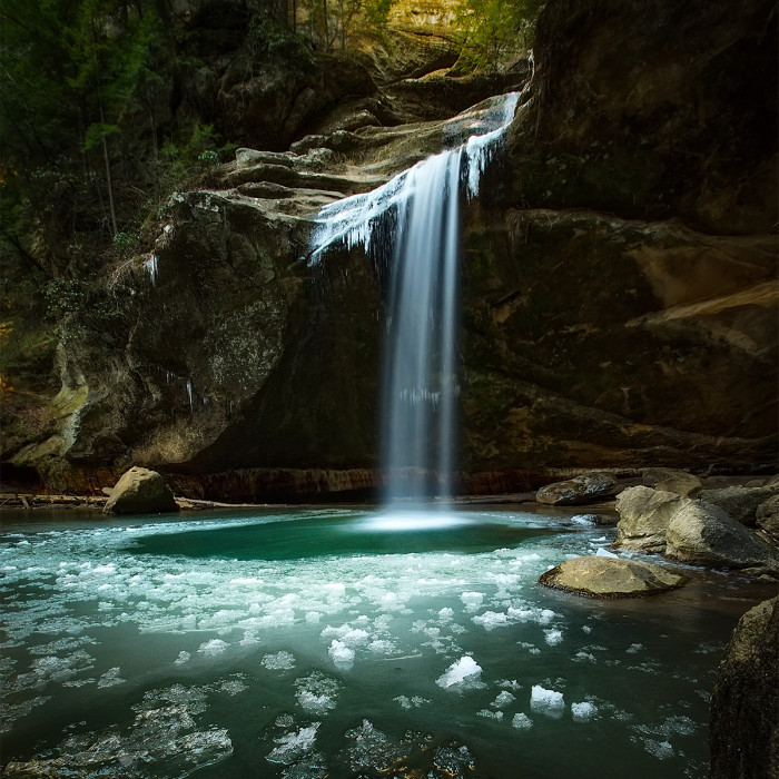 Cold Lower Falls - ISO:100 - f/11 - 10mm - 8 sec - 5 Stop ND filter