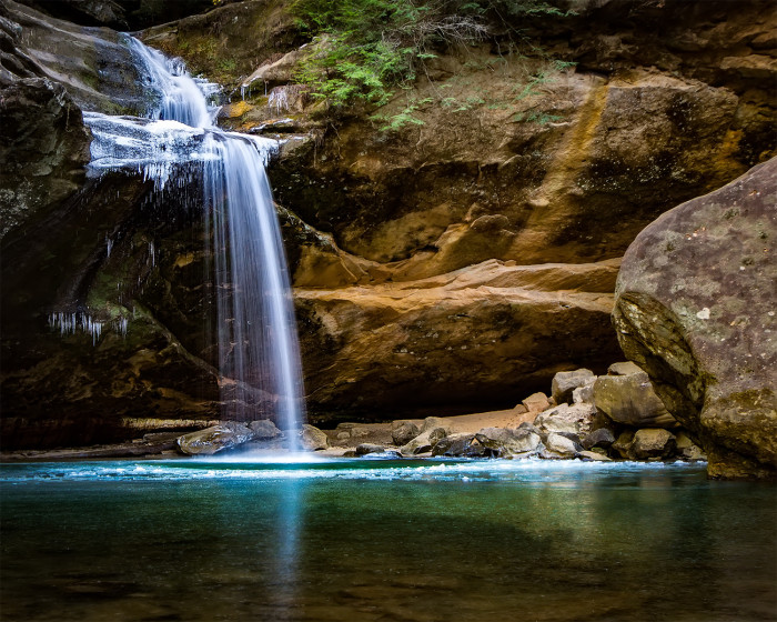 Lower Old Man Falls Front ISO:100 - f/11 - 20mm - 1/2 sec