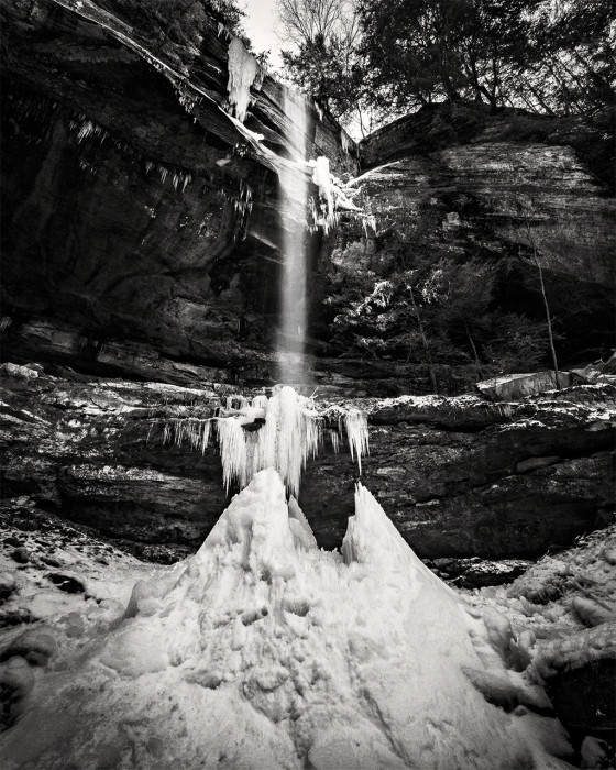 Big Spring Falls BW ISO:100 - f/16 - 10mm - 1/15 sec