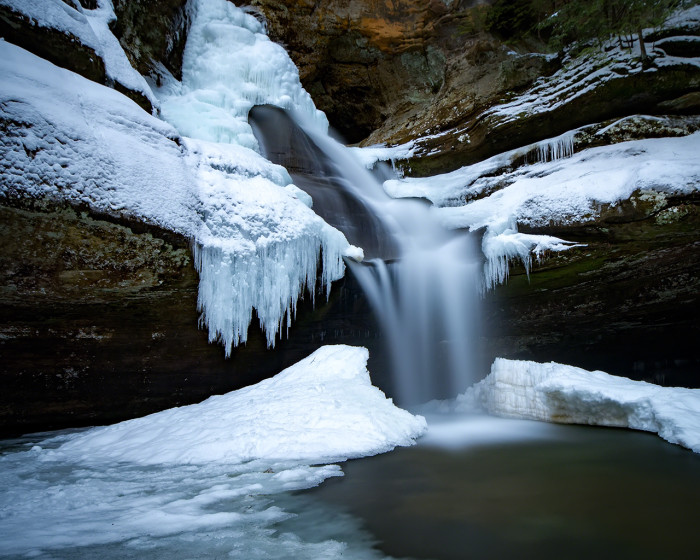 Cedar Falls Melt LE ISO:100 - f/11 - 17mm - 203 sec 5 stop ND filter