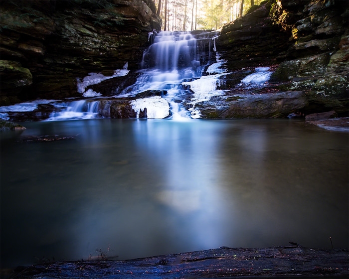 Honey Run Pool LE ISO:100 f/7.1 - 10mm - 202 sec. 10 stop ND filter