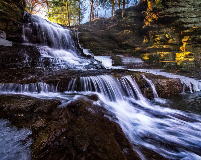 Honey Run Melt Closeup ISO:100 - f/7.1 - 10mm - 1/8 sec