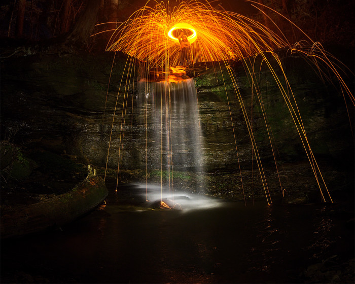 Fire On The Falls ISO:100 - f/10 - 15mm - 13 sec