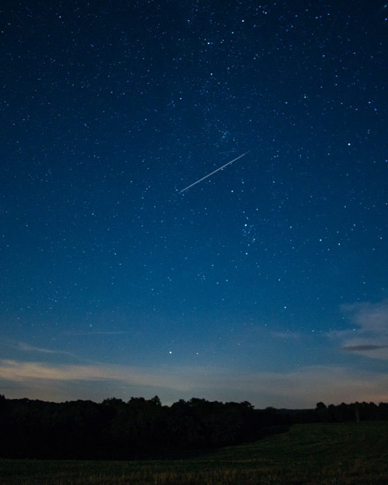 Single Perseid ISO:1600 - f/2 - 12mm - 13 sec